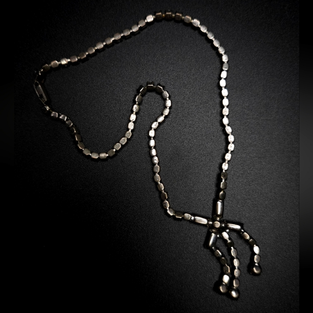 Vintage rhinestone choker necklace. - Picture 7 of 8